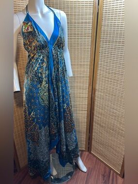 green emerald velvet dress Tropical Toucan Parrot and Palm Leaves Women's Summer Dresses Beachwear  Vacation 2024 V Neck Casual Flowy Dress XS at Amazon Women's Clothing store main image 1